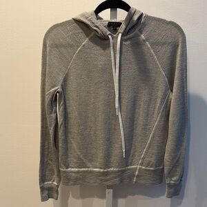 Rag & Bone Light Gray Hoodie Sweater Merino Wool Sweater Women Size S
